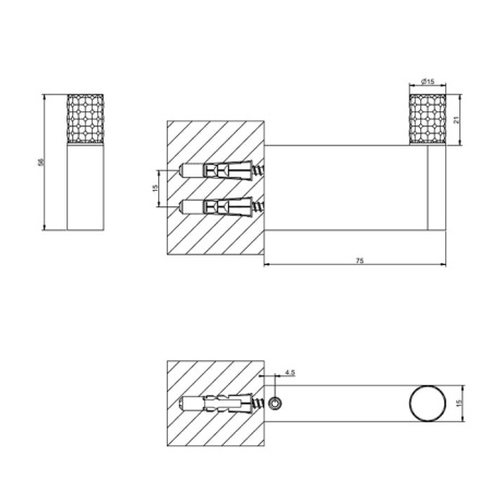 Крючок Gessi Habito 70123#031