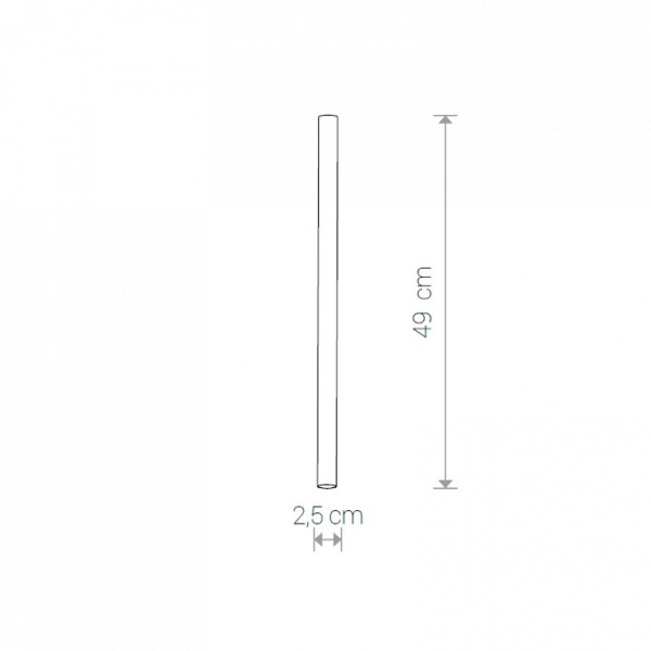 Плафон металлический Nowodvorski Cameleon Laser 490 BL 8572