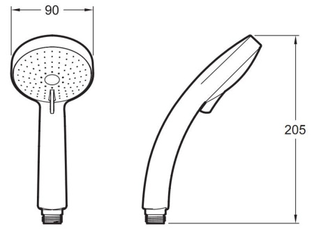 Лейка для душа Jacob Delafon CITRUS E12902-CP