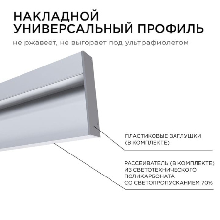 Короб накладной Apeyron Electrics  08-43