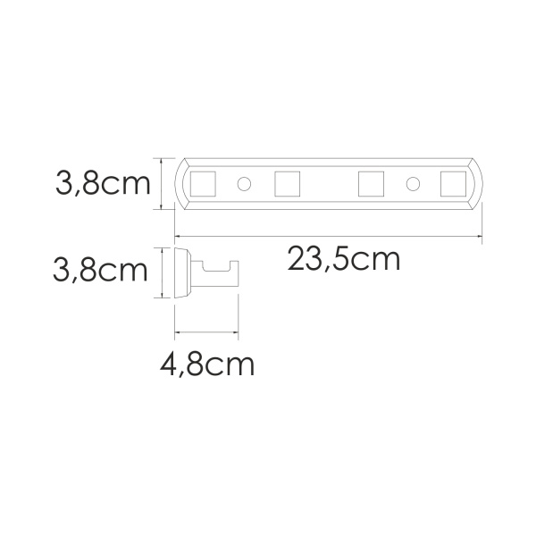 Полотенцедержатель WasserKRAFT Rhin K-8774 K-8774 никель