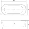Акриловая ванна Aquatek Ово 180x80 см AQ-99880, белый