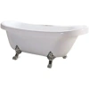 Акриловая ванна Ceruttispa Classic CT9323 157x77 см, отдельностоящая, белый
