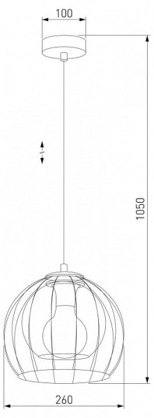 Подвесной светильник TK Lighting Universo 3154 Universo Black