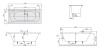 Ванна Villeroy&Boch O.Novo 180x80 UBA180CAS2V-01