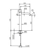 Смеситель для раковины Fantini Nostromo 50 02 G906WF