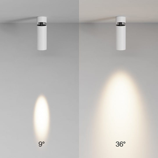 Светильник на штанге Maytoni Technical Фокус C055CL-L12W3K-SS-W