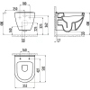 Унитаз подвесной Creavit Terra TP325-11SM00E-0000 черный матовый