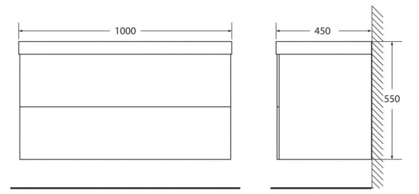 Раковина Belbagno Regina BB1000/450-LV-MR-AST Белый
