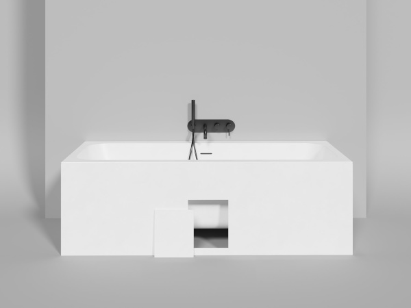 Ванна из искусственного камня Salini Orlando Axis Kit 180х80 103312G