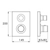 Смеситель для душа Stella 130 CT 06011 CR00