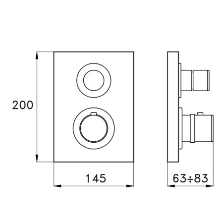 Смеситель для душа Stella 130 CT 06011 CR00