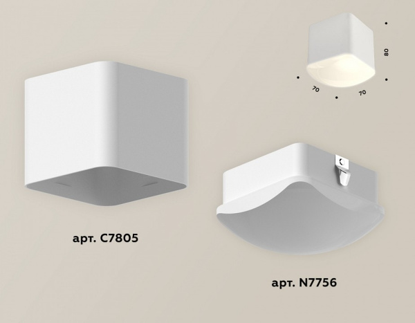 Накладной светильник Ambrella Light XS XS7805041