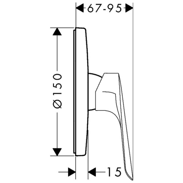 Смеситель для душа hansgrohe Logis E 71608000