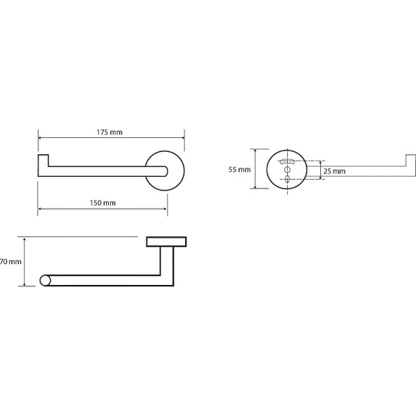 Держатель туалетной бумаги Bemeta White 104212034L белый