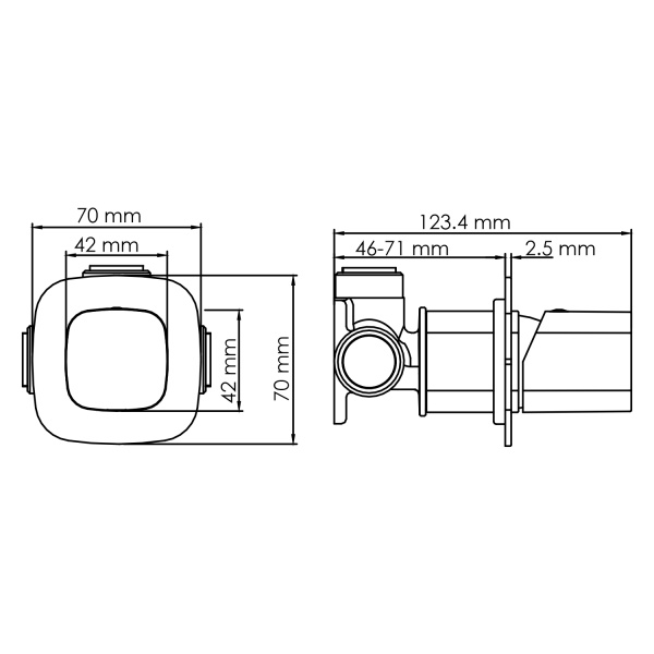 Смеситель для душа WasserKRAFT Naab 8600 8651