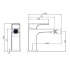 Смеситель для биде Villeroy&Boch Architectura Square TVB12500100076 золото сатинированное