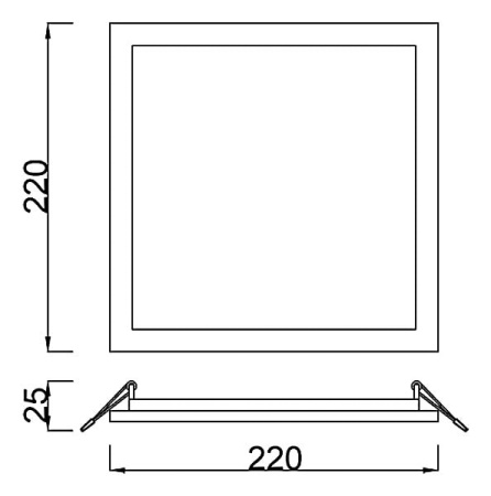 Встраиваемый светильник Mantra Saona C0193
