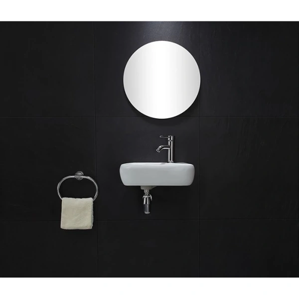 Раковина CeramaLux 9275L 45x28 см L, рукомойник, белый