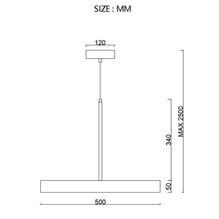 Подвесной светильник Imperiumloft TURNA Gray TURNA-ONE01