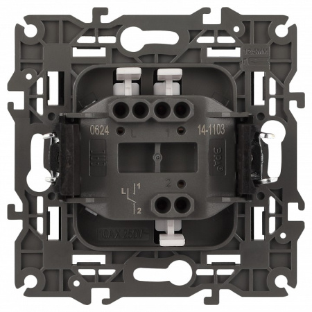 Переключатель одноклавишный без рамки Эра Эра Elegance 14-1103-05