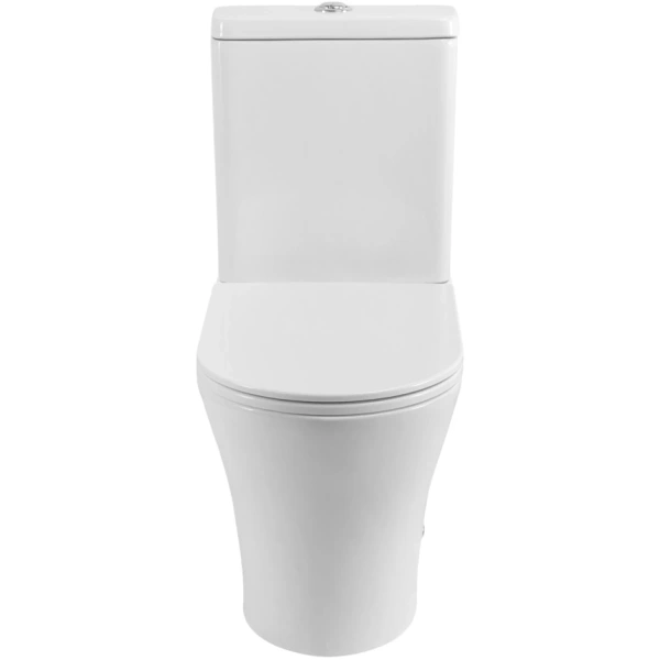 Унитаз напольный BelBagno Acqua BB2801CP-TOR/SC безободковый, без бачка, торнадо, с сиденьем микролифт, белый