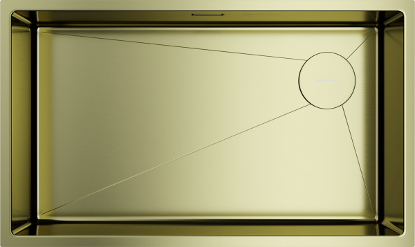 Кухонная мойка Omoikiri Taki 74-U/IF Side 4993171 светлое золото