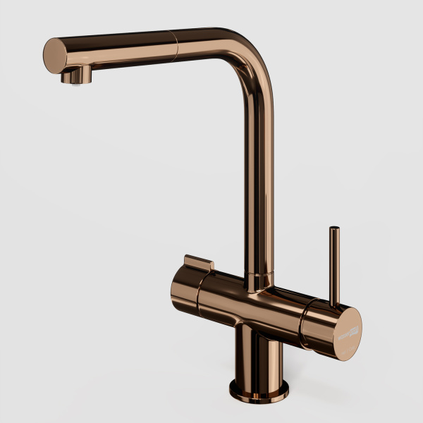 Смеситель для кухни WasserKRAFT A8997 розовое золото