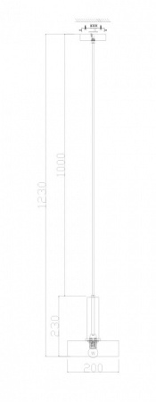 Подвесной светильник Freya Izza FR4008PL-01BBS