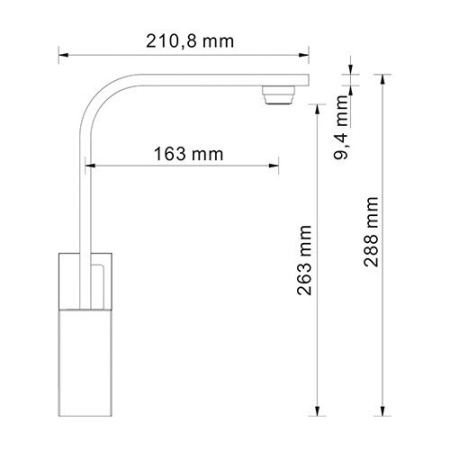 Смеситель для кухни WasserKRAFT Alme 1507