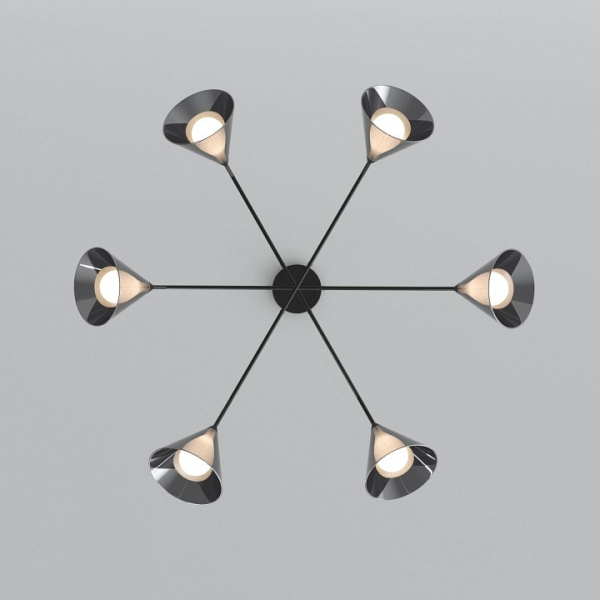 Подвесная люстра Eurosvet Enigma 70161/6 черный