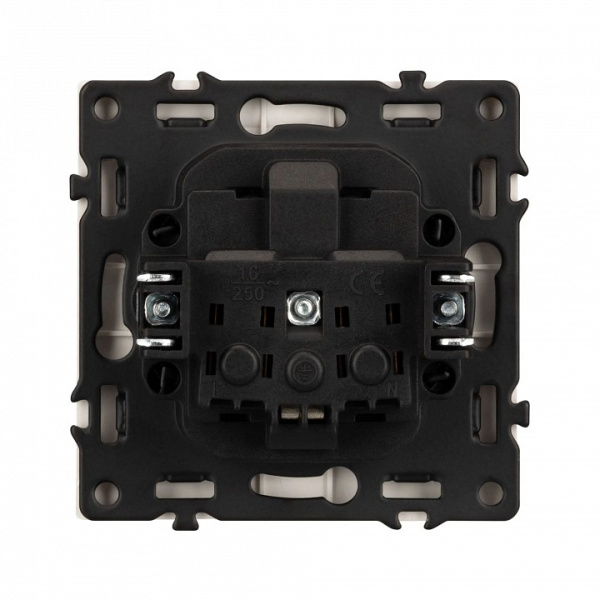 Розетка влагозащищенная с заземлением с крышкой, без рамки Arlight SCT 054280