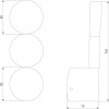 Накладной светильник Elektrostandard Brioni a064596