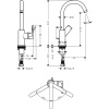 Смеситель для раковины hansgrohe Rebris 72576670