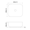 Раковина 50x39 см IDDIS Bridge BRIWS05i27