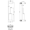 Стойка Gessi Rettangolo 20867#031