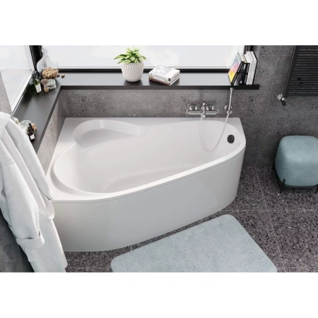 Акриловая ванна 160x105 см L Vagnerplast Selena VPBA163SEL3LX-04
