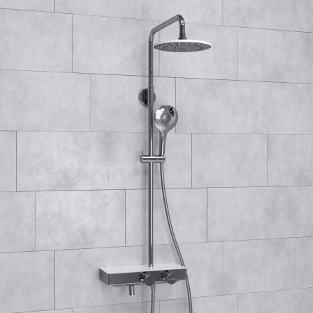 Душевая стойка WasserKRAFT A113.067.101.CH Thermo