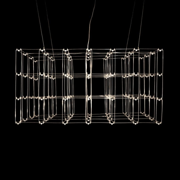 Подвесная люстра O-LUCE Cosmic Glass ячейка 20*20 см 11787611-2