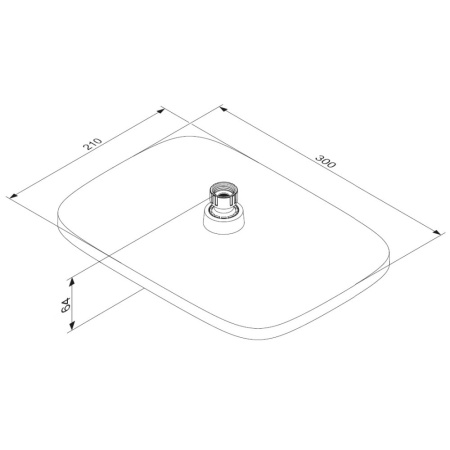 Верхний душ Damixa Gala 953050000