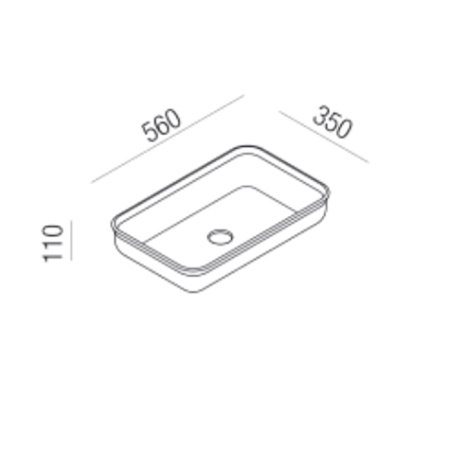 Раковина Agape Undici 60 ACER0386ZZ