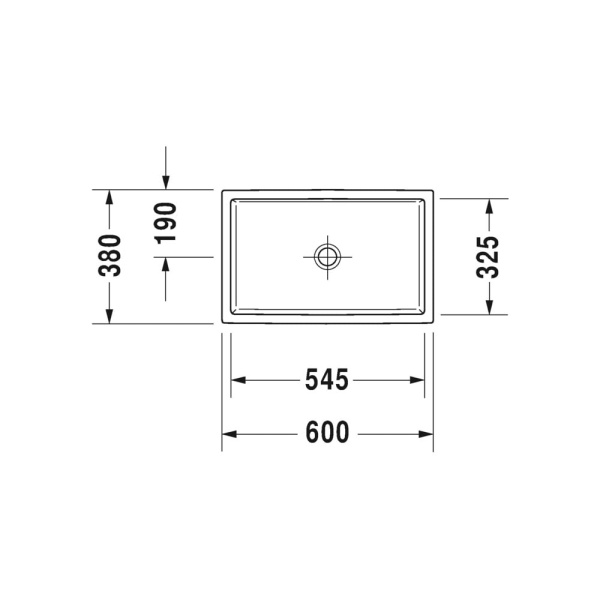 Раковина Duravit Vero Air 60 2351600000