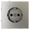 Розетка с заземлением без рамки Voltum S70 VLS040104