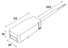Токопровод концевой Ambrella Light GV GV1261
