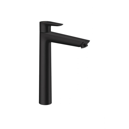 Смеситель для раковины hansgrohe Talis E 240 71716670 со сливным гарнитуром матовый черный