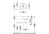 Раковина Duravit Starck 1 04083300001-WG