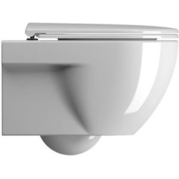 Унитаз подвесной GSI City 881111 безободковый, торнадо, белый глянец