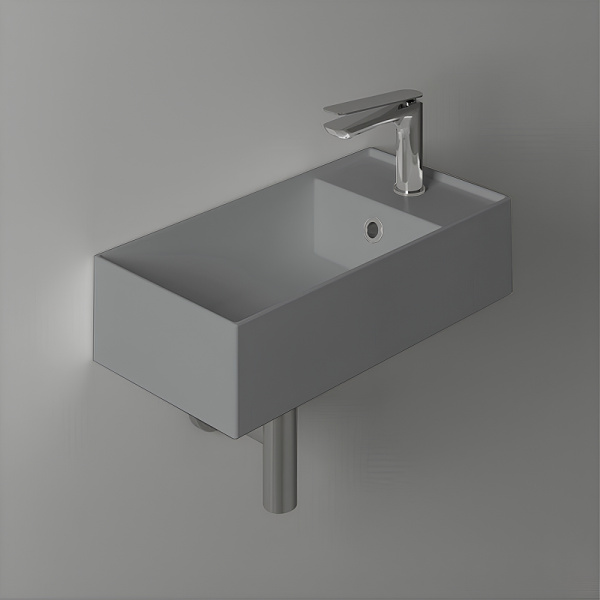 Раковина Simas Agile 50 R AG50 cemento matt*1 цемент матовый