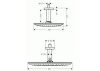 Верхний душ hansgrohe PuraVida 27390000 с кронштейном