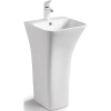 Раковина CeramaLux G-315 44,5x43 см, напольная, белый